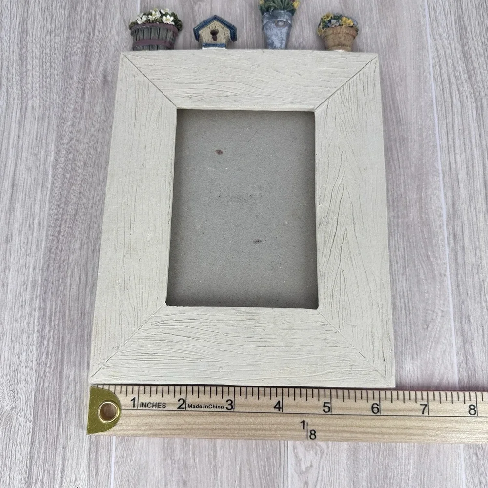 Miniature Garden Picture Frame Flower Pots‎ Birdhouse Decor Cottagecore Frame